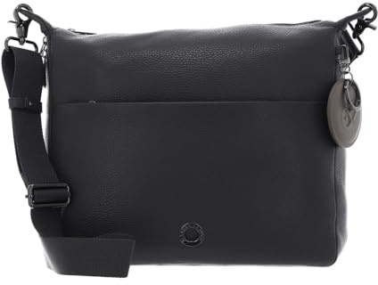 Mandarina Duck Mellow Leather, bolso de hombro para mujer, 32 x 28 x 10 cm (largo x alto x ancho), Stormy Weather, 32x28x10 (L x H x W)