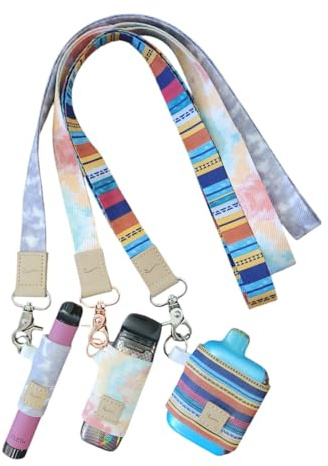 River & Rain Lanyard & Elastic Anti Lost Device Holder Case Leash Necklace for many uses