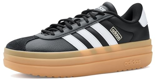 Adidas Women's VL Court Bold, Black/White/Cyber Metallic, 8
