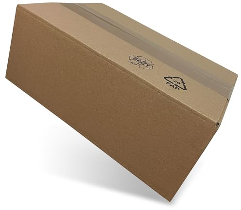 Wohnkult Karton Faltkarton Versandkarton Schachtel Versandschachtel Verpackung 6 Größen (2 | 255 x 180 | 110 mm, 100, Stück)