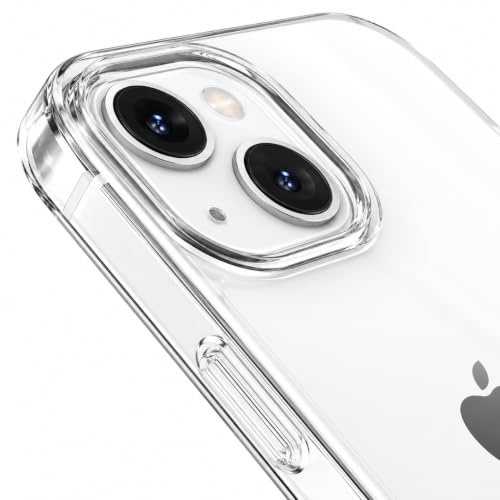 POINT&GO Funda para iPhone 14 y Carcasa para iPhone 13 Transparente, TPU Anti-Amarilleo Antigolpes Antiarañazos Ultraresistente, Carcasa Silicona Dura Extra Clara Fina y Suave al Tacto (6,1 Pulgadas)