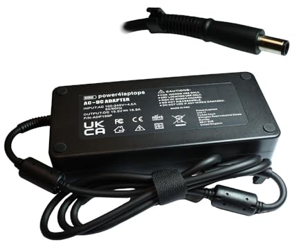 Power4Laptops Adattatore Alimentatore per Computer Fisso Compatibile con HP Envy 32-a1088d