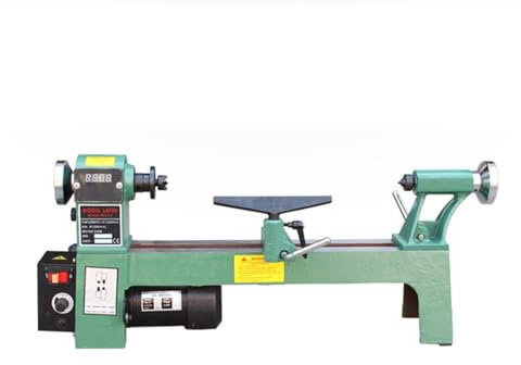 Tornio For Legno Da 550 W E 14 Pollici, Velocità 550-3300 Giri/min, Tornio Da Banco A Trasmissione Variabile, For Appassionati Di Lavorazione Del Legno Fai Da Te E Principianti