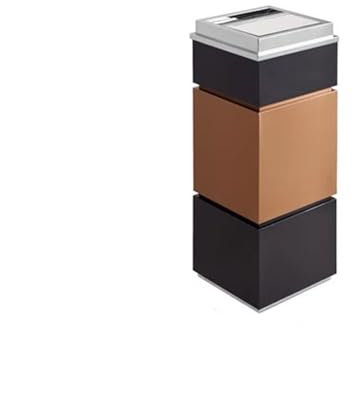 ABNNHK Cubo de Basura para Exteriores, Cubo de Basura para hoteles, vestíbulo con Entrada de Ascensor, Cubo de Basura Vertical para centros comerciales, Cubo de Basura de Acero Inoxidable