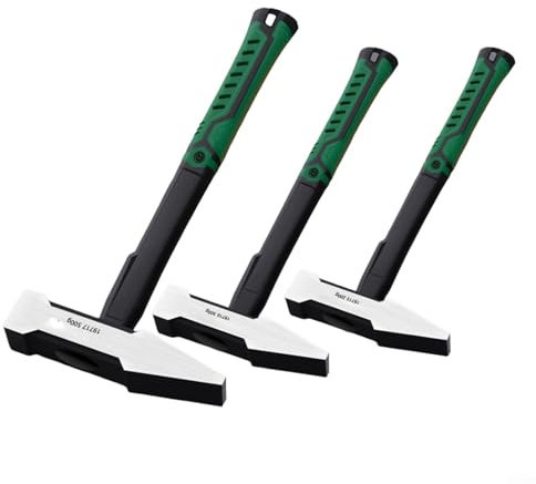 Gettimore High Carbon Steel Fitter Hammer Duckbill Hammer Plastic Coated Shockproof Handle 200g 300g 500g for Building Decoration(300g)