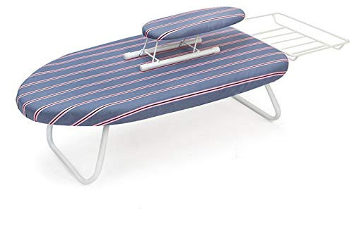 WJFTODAY Herramienta de Limpieza Tabla de Planchar de Escritorio, Mesa de Planchar plegab Mesa de Planchar Plegable portátil con Bandeja para el hogar, Dormitorio, habitación, Hotel, Mesa de Planchar