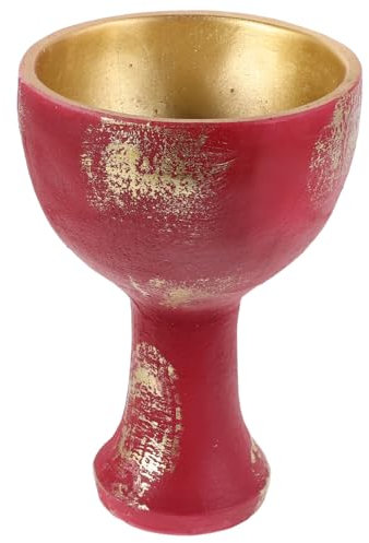 EXHUMKY Magical Gathering Holy Grail Cup Multi-Function Chalice Craft Figurine Religious Decor