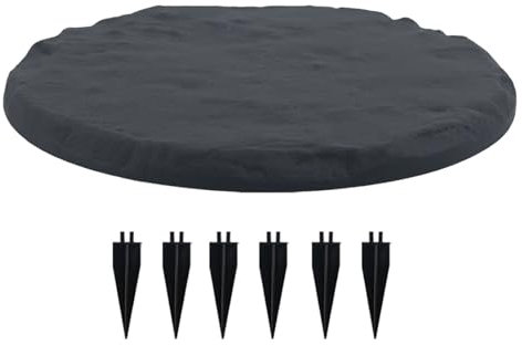 Ceprznvey Pietre di passo per il giardino | Decorazione paesaggistica per vialetti, set di lastre da giardino con per sentieri, terrazza piscina, giochi all'aperto