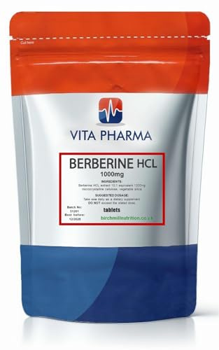 VITA PHARMA Berberine HCL Tablets 1000mg x 240