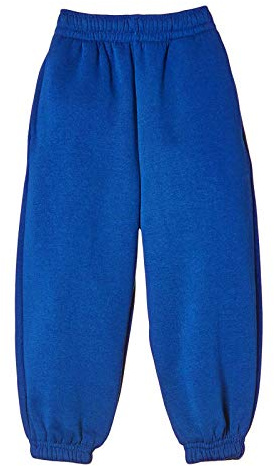 Kids Fleece Jogging Bottoms Boys Girls Joggers Soft Tracksuit Pants School PE Sports Trousers Warm Casual Pull On Jogging Pants Elastic Waist Joggers Royal Blue 2-3 Year