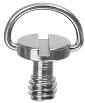 Quick-release camera mounting screws 1/4 3/8 Strap Folding D Ring Screw Tripod Ball Head Quick Shoe Mounting Adapter for Camera Monopod(Choose 12 pieces)