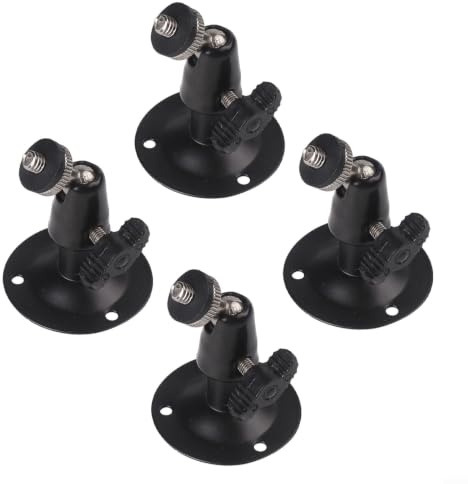 Soporte para cámara Vigilancia 4 Montaje Taladro Ajustable para Exterior Interior CCTV Seguridad 7cm