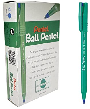 Pentel Tintenroller R50-C Ball Pentel 0,4mm, 12 Stück, blau