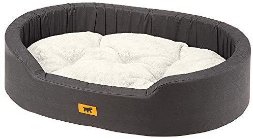 Ferplast Hundebett Hundekissen Hundekorb Hundesofa für große Hunde, 95 x 60 x 21 cm, Waschbar