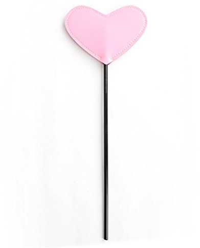 Shawa Restrain Kit, Cravache Flogger Fouets en Cuir Amour Fetish S&M Bondage Jouets Sexuel Tapette Paddle (Rose)