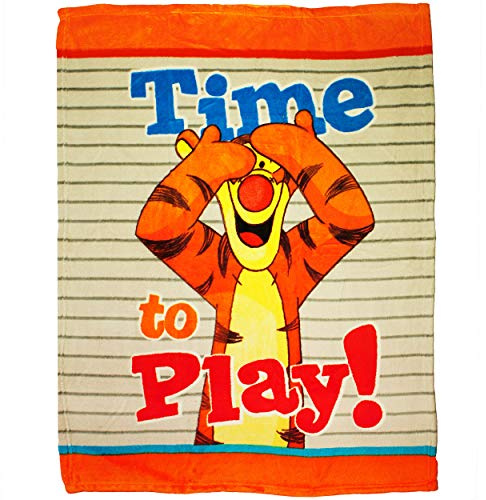 alles-meine.de GmbH Kuscheldecke/Fleecedecke - - Winnie Pooh - 75 cm * 100 cm - Decke aus Fleece - für Mädchen Jungen - Schmusedecke - Winter Sommer Jungendecke Mädchendecke - ..