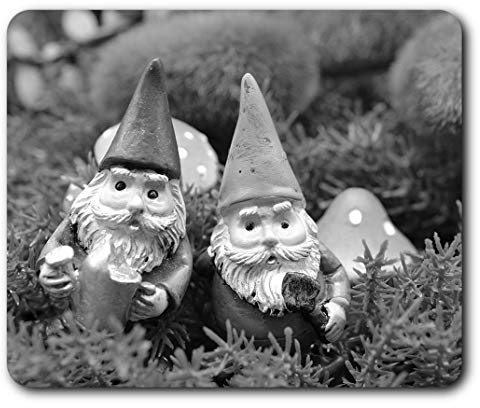 Destination Vinyl ltd Funny Garden Gnome Men Mouse Mat Pad Computer PC Laptop Gaming Office Home Desk Accessory Gadget #42049