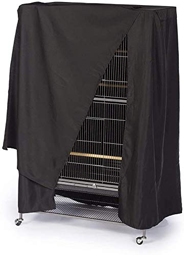 Vogelkäfig-Abdeckung, wasserdicht, multifunktional, Sonnenschutz, Papageien-Käfig, Haustierzubehör, staubdicht, mit Reißverschluss, Anti-UV, langlebig, atmungsaktiv, gestrickt, waschbar, 121.9 cm