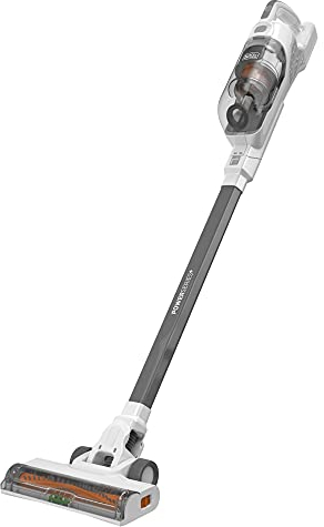 BLACK+DECKER 3-in-1 Akku-Stielsauger BHFEA515J (18V, beutelloser Boden- & Handstaubsauger mit Turbobürste, 2 Saugstufen, kabellos, inkl. Wandhalterung, Fugendüse, mit integriertem Akku & Ladekabel)
