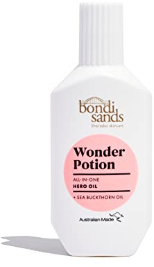 Bondi Sands - Wonder Potion Hero Oil - Huile Visage Hydratante pour Peaux Sensibles et Sèches, Soin du Visage avec Vitamine E, Vitamine C et Extrait de Calendula, 30ml