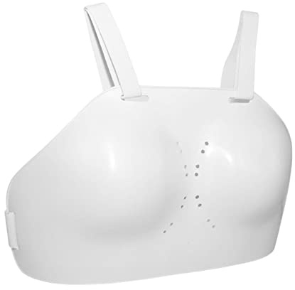 Qianly Fencing Chest Guard Fencing Gears Equipment Adults Breast Protector Soft for Martial Arts Taekwondo Boxing Football Kickboxing, woman, M