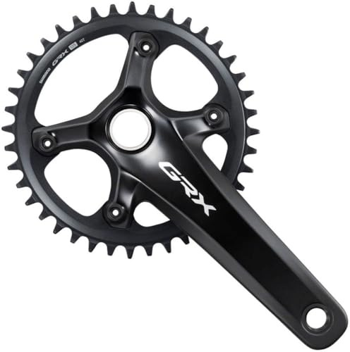 Shimano GRX FC-RX820-1 Kurbelgarnitur, 172,5 mm, 12-Gang, 40t, 110 BCD, Hollowtech II, Schwarz