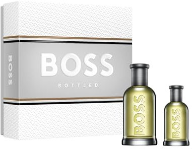 HUGO BOSS Set für Herren, 2-teilig, BOSS Bottled Frühling/Sommer, Eau de Toilette, 100 ml und 30 ml