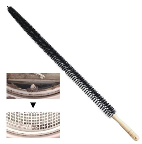 Vent Cleaning Dryer Brush - Long Washing Machine Lint Brush | Reusable Coil Scrubber for Dryer Machine, Refrigerator Cleaner, Effective Dryer Pipe Brush for Clothes and Lint Removal