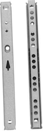 Vaguelly 2piezas Correderas Para Cierre Suave Guías Para Montaje Inferior Cojinetes De Bolas Para Armarios Para Muebles De Cocina