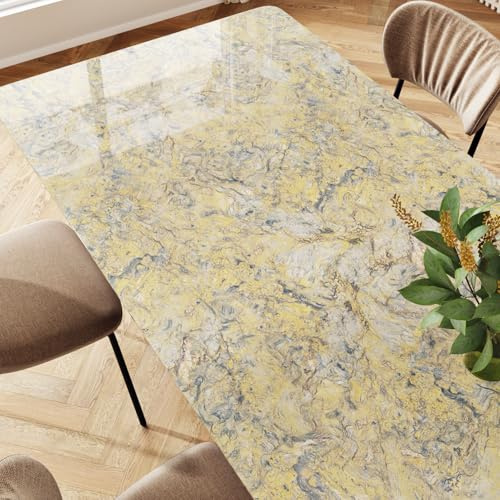 Skyblur Marmor Folie Selbstklebend Gold Grau 40x300cm | Klebefolie Küche Arbeitsplatte, Für Küchenschränke, Selbstklebende Tapete, Marmoroptik Tapete Badezimmer, Wasserfest