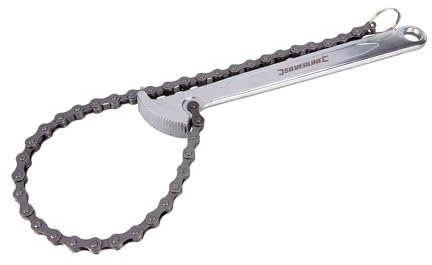 Silverline Oil Filter Chain Wrench 150mm (675121)