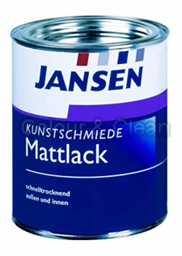 JANSEN Kunstschmiede-Mattlack 750ml anthrazit mit Eisenglimmer