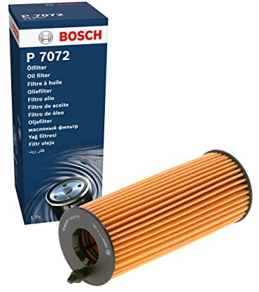 Bosch P7072 Car Oil Filter - Separates Soot and Metal Particles from Engine Oil - Provides Reliable Engine Lubrication