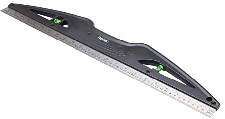 ProDec 610 mm Trimm- und Glättungskante | mit integrierten horizontalen und vertikalen Wasserwaagen