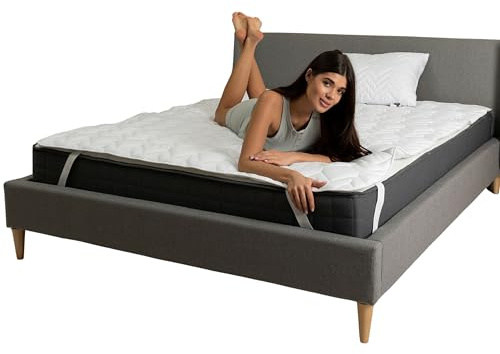 sei Design Matratzenschoner 160x200 atmungsaktiv - Luxuriöse Matratzenschutz Auflage - Extra Soft & weich - Matratzen Schoner waschbar & trocknergeeignet - Matratzen Schutz - Schonbezug Matratze