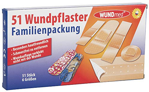 WUNDmed® Sårplåster familjepaket 51 stycken