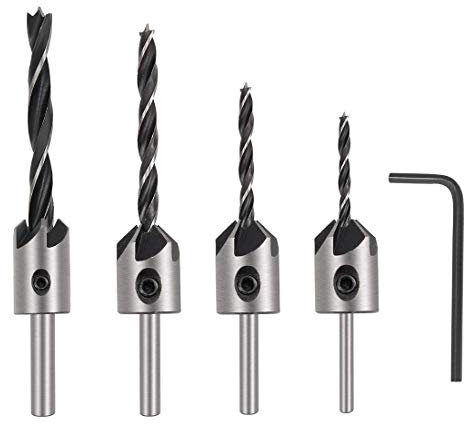Holzfräser Fräsfräser Fräser Fräser Fräser Fräser Fräser Fräser Fräser Fräser Fräser Bohrmaschine HSS 4in1 Set