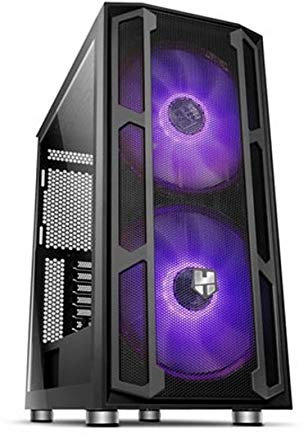 NOX, Caja de media torre Micro ATX/Mini ITX/ATX NX Hummer Nova RGB diámetro 20 cm Negro