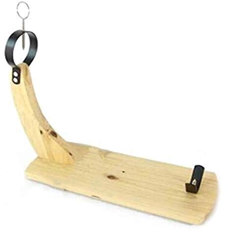 Auoeer Knife Block Spanish Ham Holder Ham Frame Turkish BBQ Holder Italian Ham Stand Spain Kitchen Holder for Beef Not Without Knife