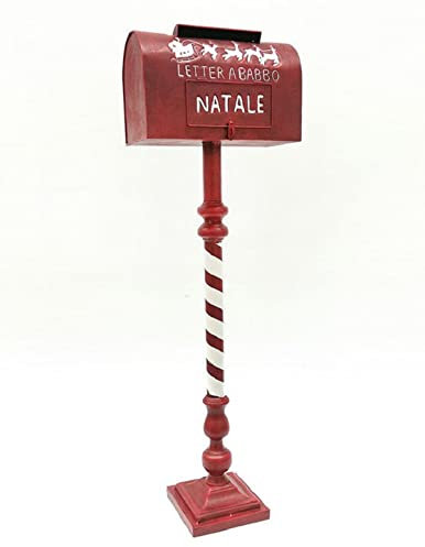 Cassetta Posta Babbo Natale in Latta h 103 cm