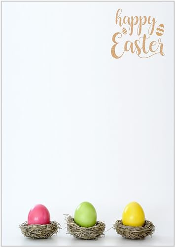 Briefpapier Ostern DIN A4 - Motivpapier Osterfest - 20 Blatt - Motiv Nr. 138 | 80g/m²