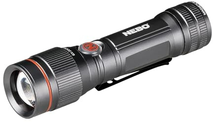 NEBO 450 Flex Flashlight - Torch for Camping, Hiking - Survival Equipment - Rechargeable, 450 Lumens
