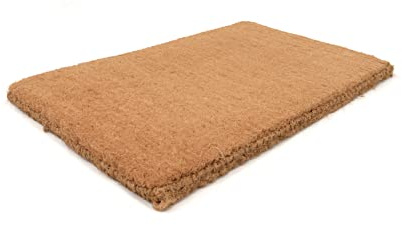 COCO MATS 'N MORE Natural Coco Coir Handwoven Doormats - Spring Welcome Durable Low Profile Indoor Door Mat for Front Door, Porch | Scrape Dirtiest of Shoes and Keep Houses Clean (38” x 60” x 1.5)
