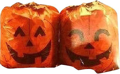 Halloween Laubsack Kürbis, 8 Säcke (2er Set - 4 Packungen) Dekoration Herbst Deko, Halloween Deko, Halloween Bastelideen