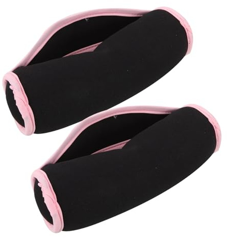 BESPORTBLE Haltères à Main Ergonomiques 2 Pièces en Néoprène Sable de Fer, Poids 1lb Chacun, Équipement Portable pour Musculation, Course et Yoga à Domicile