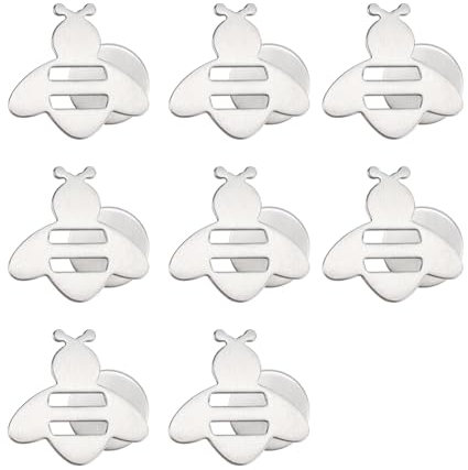 ZIJANG Magnetici Fermatovaglia da Tavola, 8 Pezzi Magneti Ponderati Pesi per Tovaglia da Esterno, Acciaio Inossidabile Ferma Tovaglia da Esterno, Fissaggio Magnetico, per Fissare Tovaglie Tende