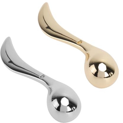Baluue Cucchiaio Per Crema Contorno Occhi e Maschere Facciali 2 Pezzi Mini Scoop Facciale Portatile Durevole Per Trattamento Viso e Riduzione Rughe Uso Professionale e Quotidiano