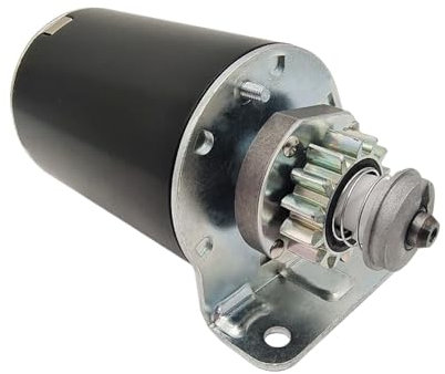 Moteur de démarreur à 14 dents, Compatible avec les tracteurs ATV, tondeuses à gazon, tondeuses autoportées 14.5 16 17 593934 693551 693552