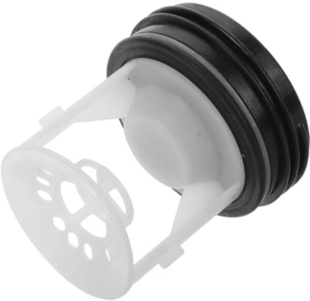 Homoyoyo Washing Machine Drainage Pump Filter Plug Plastic Outlet Valve Easy Installation for Drum Washer Parts
