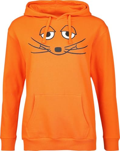 Die Sendung mit der Maus Die Maus Frauen Kapuzenpullover orange M